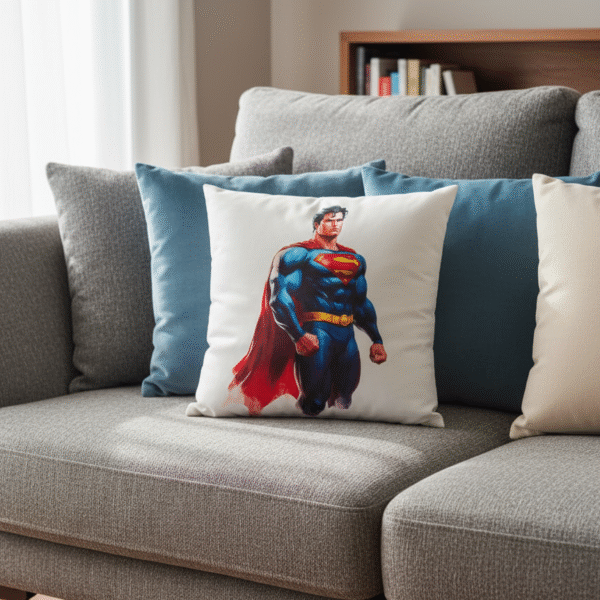 Gemini_Generated_Image_tiw73ltiw73ltiw7 Superman Kids Cushion Cover – Power Up Your Child’s Room!