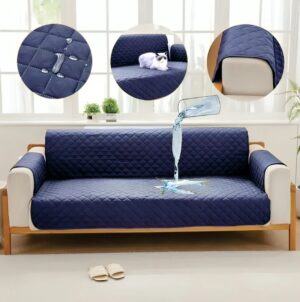 Waterproof Sofa Cover – Blue