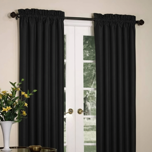 13 Rod Pocket Black Color