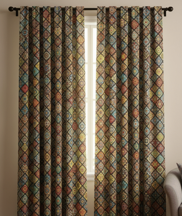 1758485842897 Multicolor Eyelet Ring Curtain