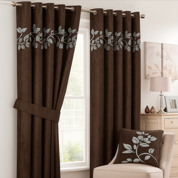 ChatGPT Image Sep 10, 2025, 10_47_57 PM Flower Curtain Brown