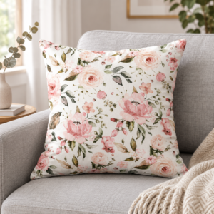 cushion Blush Floral Delight Cushion