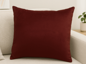 Velvet Cushion - Maroon