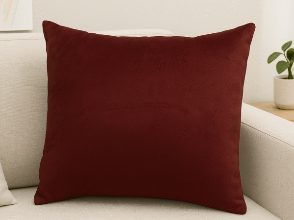 Cushion (13) Velvet Cushion - Maroon