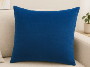 Velvet Cushion - Blue