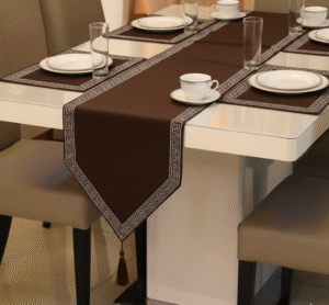 Table Runner & Mat Set - Brown