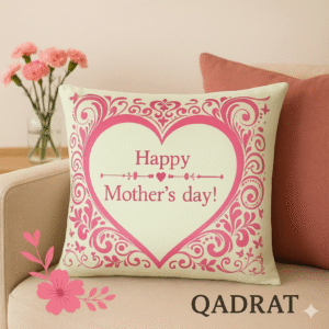 Mother’s Day Pink Heart Cushion