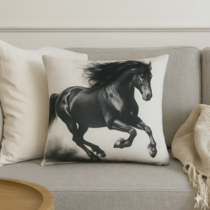 Galloping Horse Cushion