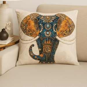 Mandala Elephant Cushion