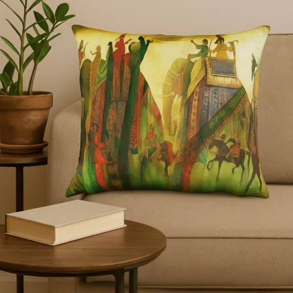 Gemini_Generated_Image_vpo6o5vpo6o5vpo6 Royal Procession Cushion