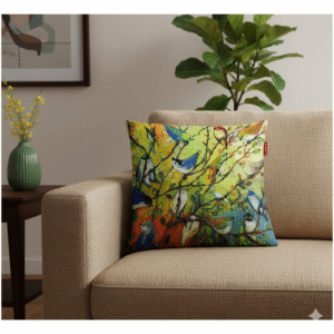 Sparrow Nest Cushion Cover