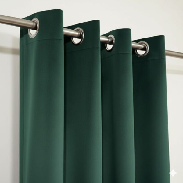 Eyelet Curtain Grean Curtain