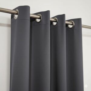 Eyelet Curtain Grey Curtain