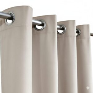Eyelet Curtain Off-White Curtain
