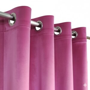Eyelet Curtain Pink Color