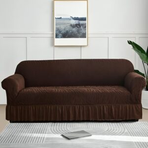 Zebra Print Sofa Cove - Brown