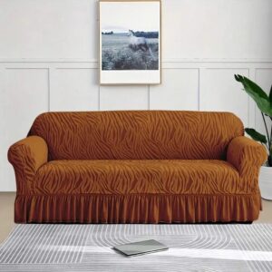 Zebra Print Sofa Cove - Coper