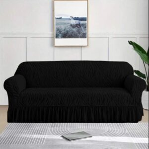 Zebra Print Sofa Cove - Black