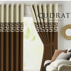 Greek Curtain - Brown