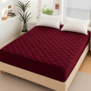 Waterproof Mattress Protector Bedsheet – Red