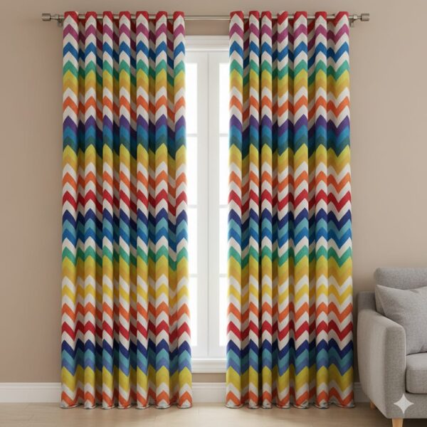 WhatsApp Image 2025-09-23 at 6.29.44 PM Multicolor Zigzag Curtain