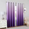 Shadow Ombré Gradient Purple & Light Purple Curtain