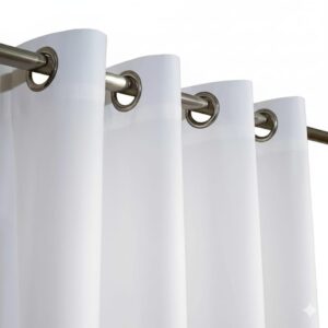 Eyelet Curtain White Color