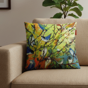 Sparrow Nest Cushion Cover