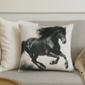 Galloping Horse Cushion