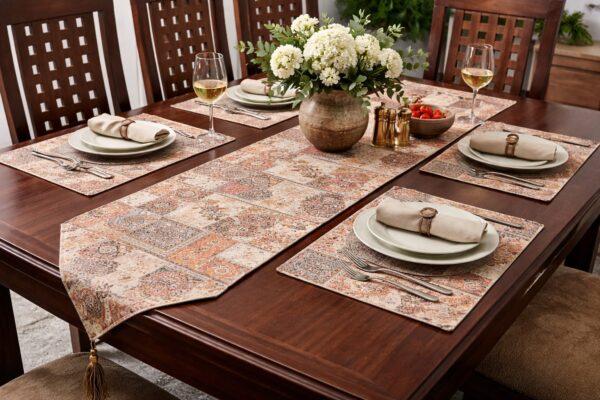 Dinning table set (1) Table Runner Set - Persian Patchwork