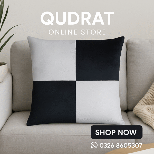 Box Grey Black Cushion – Pack of 5 Covers