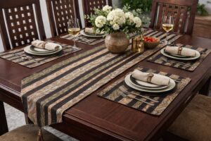 Table Runner Set - Black