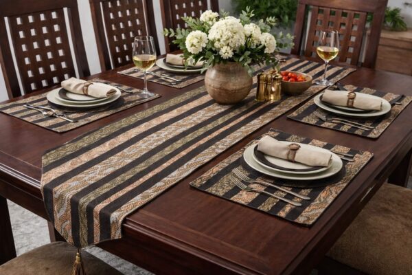 Table Runner Set - Black