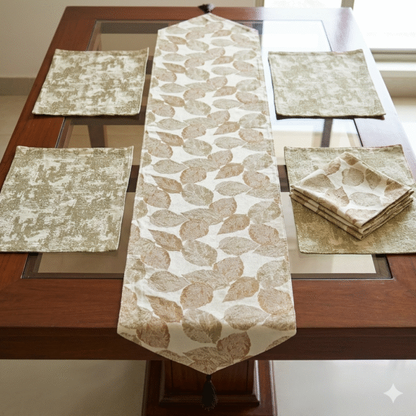 1780393957157 Autumn Leaf Elegance Table Runner Set