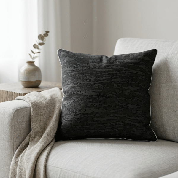 Black Texture Cushion – Pack of 6 Covers
