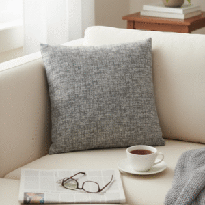 Grey Linen Mist Cushion – Pack of 3 Covers