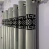 Geo-Diamond Fretwork Curtain - Grey
