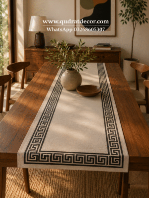 ChatGPT Image May 15, 2026, 12_24_31 PM Black Greek Key Linen Table Runner