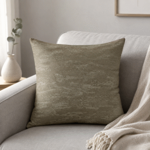 cushion Sage Green Bark Texture Cushion – Pack of 5 Cover