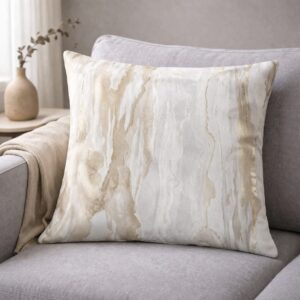 cushion Aura Gold & Marble Abstract Cushion – Pack of 6 Covers