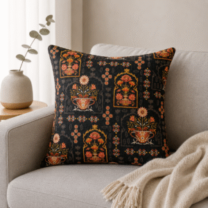 Mughal Bagh Decorative Cushion – Pack of 6 Covers