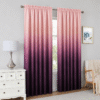 Shadow Ombré Gradient Purple & Pink Curtain