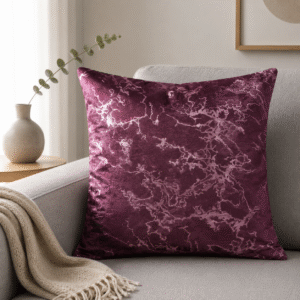 Imperial Plum Crackle Cushion – Pack of 3 Covers