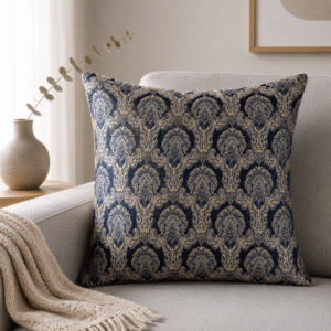Sultanate Navy Brocade Cushion – Pack of 7 Covers