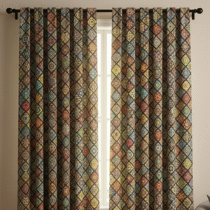 Vintage Caravan Curtain