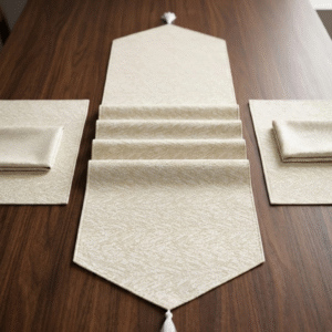 Nordic Chevron Luxe Table Runner Set