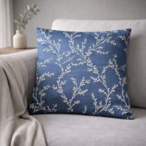 Blue Vine Cushion