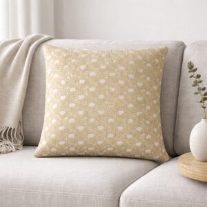 Embroidered Delicate Floral Lattice Cushion