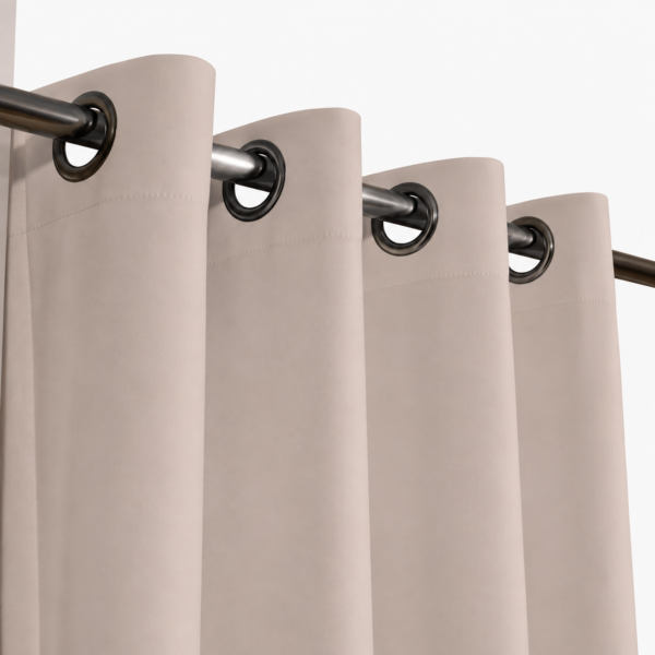 curtain Eyelet Curtain Muted Greige Matte