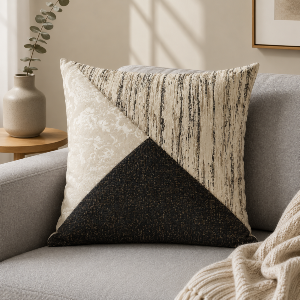 Trio Colorblock Abstractr Cushion – Pack of 6 Covers